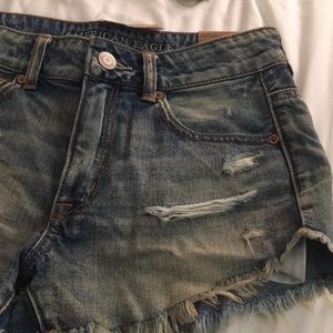 American Eagle High Waisted Festival Shorts Size 4